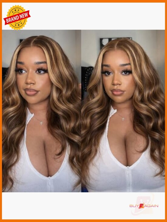 13x6 Lace Front Wig Human Hair 180% Density Body Wave Pre Plucked Glueless 22 main image 4